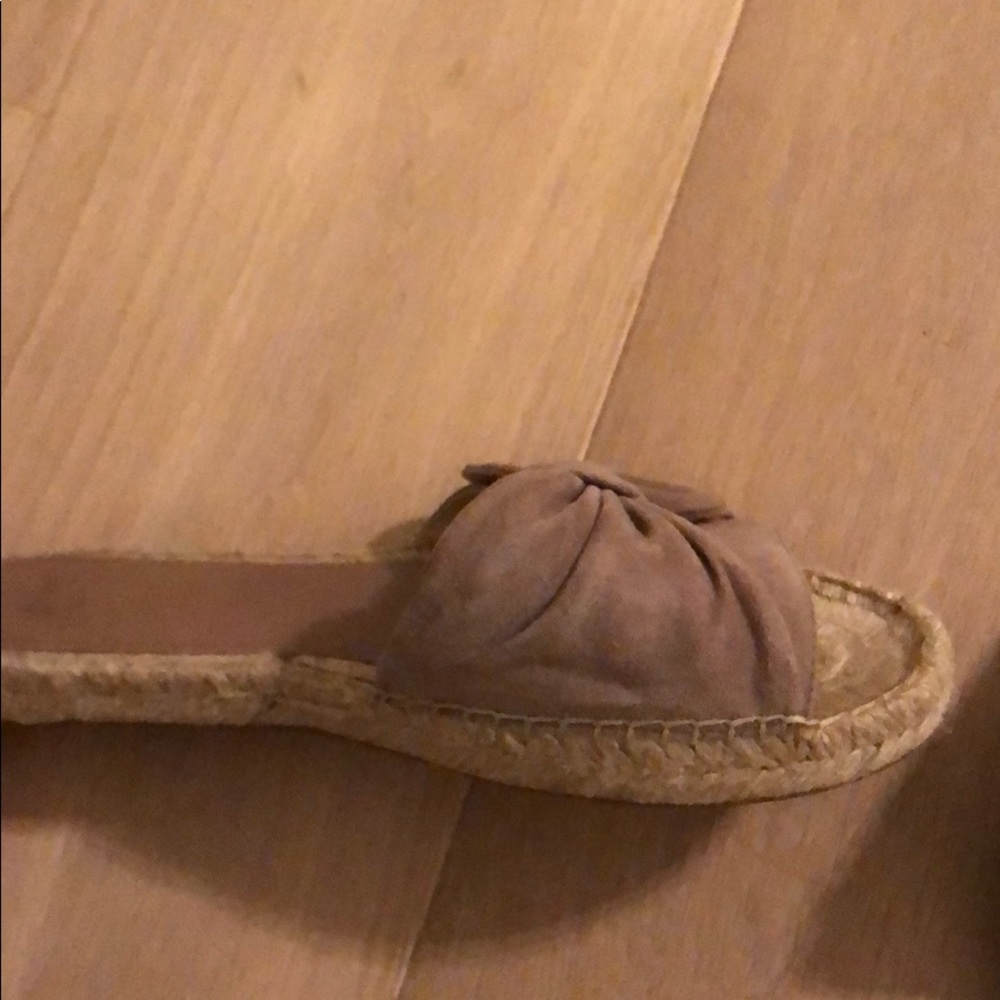 Grey Marc Fisher Slides Worn Once - image 3